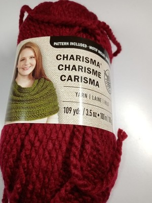 Loops & Threads Charisma Yarn 100 % Acrylic -Red-109 Yards