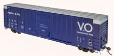 Homeshops Exactrail Berwick 7580 Boxcar freelance railroad V&O #42528 HO