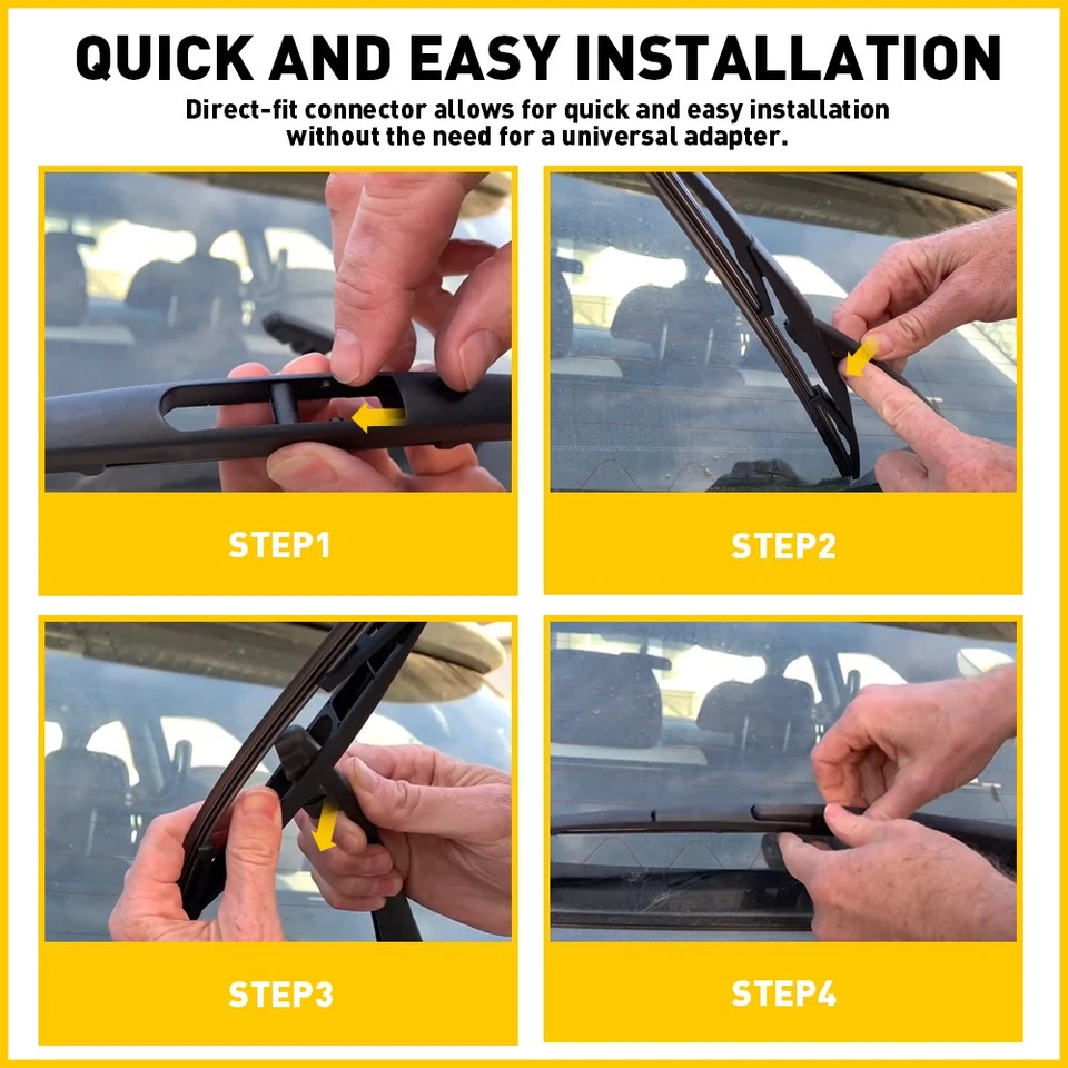 Juego de brazo y cuchillas limpiaparabrisas trasero apto para Chevrolet Captiva Sport 2012-2015 Foto 3 de 4