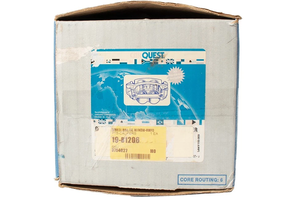 Carquest Disc Brake Caliper Fits Select 1995-2008 Nissan Pickup Part ID 19-B1206 - Imagem 4 de 4