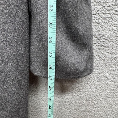 VINTAGE Bernard Shepherd Coat Men Large 42 Gray Over Cashmere England Lined - Picture 12 of 14
