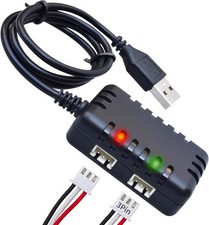 7.4V 2S LiPo Battery Charger 2-in-1 USB Smart Charge for RC & Drones