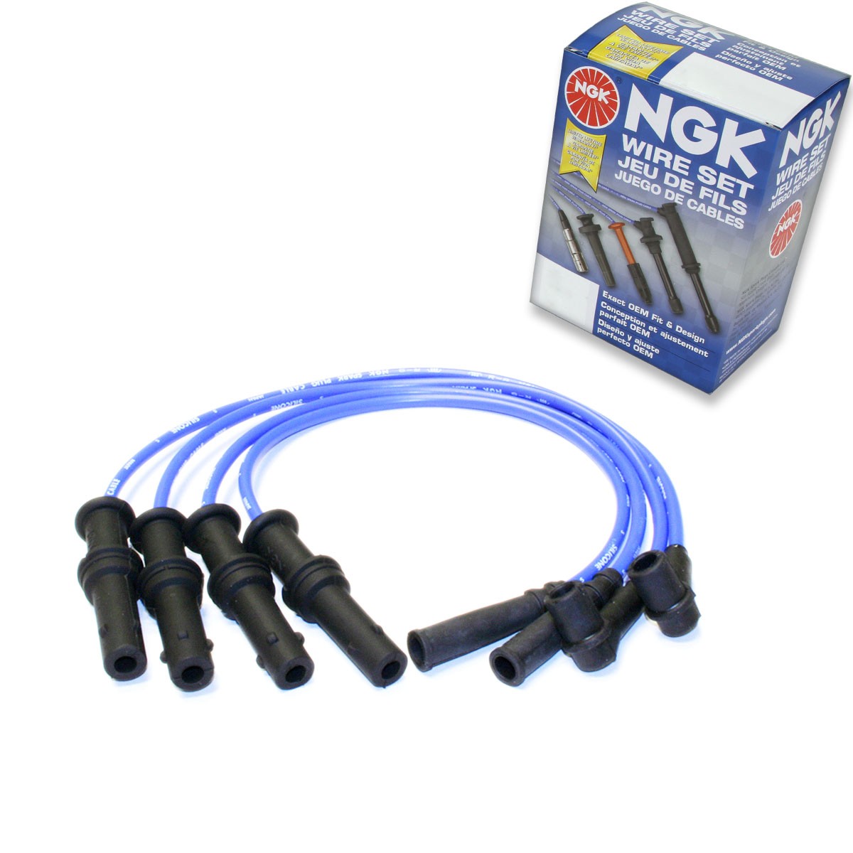 1 pc NGK Spark Plug Wire Set for 1997-1998 Subaru Legacy 2.2L H4 - Engine et