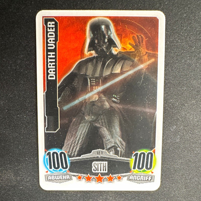 Topps Star Wars Force Attax Karte LE1  Darth Vader  Imperium/Sith Deutsch 2012