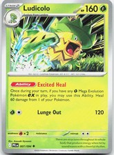 Ludicolo 007/094 7 ME02 Phantasmal Flames U NM English Pokémon