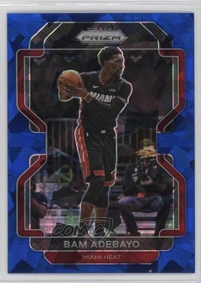 2021-22 Panini Prizm Blue Ice Prizm 97/125 Bam Adebayo #228 14t3
