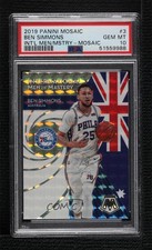 2019 Mosaic International Men of Mastery Silver Prizm Ben Simmons #3 PSA 10 0j34