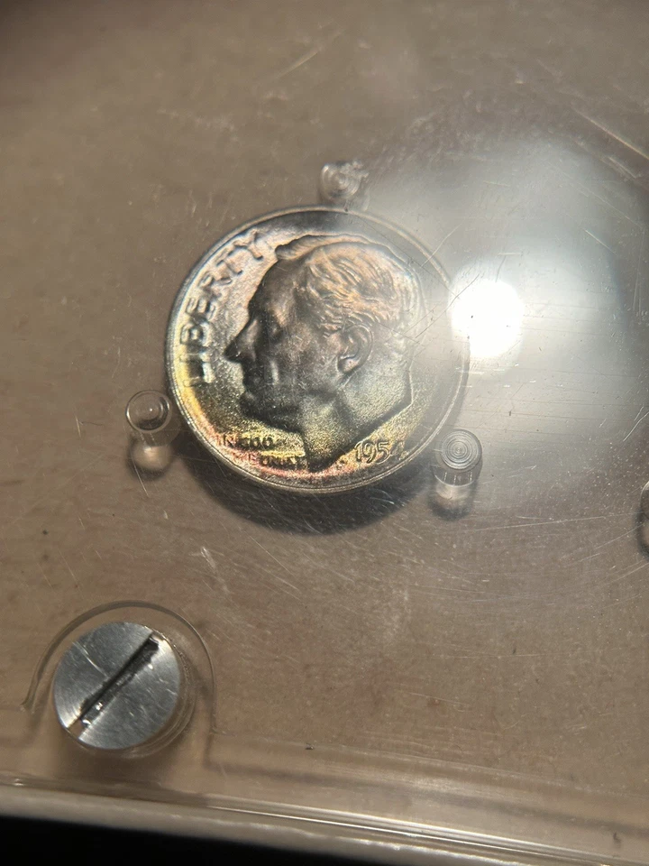 1954 U.S. Mint Set in Plastic Holder TONERS - Image 4 of 4