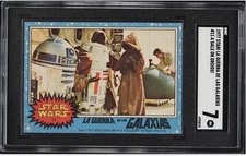 1977 STAR WARS ARGENTINA STANI #11 R2-D2 ARTOO DETOO JAWAS SGC 7 N-MINT RARE!!!