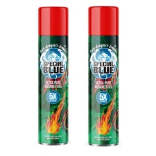 Special Blue 5X BUTANE 300ML - Refined Lighter Fuel Refill (2 Bottles )