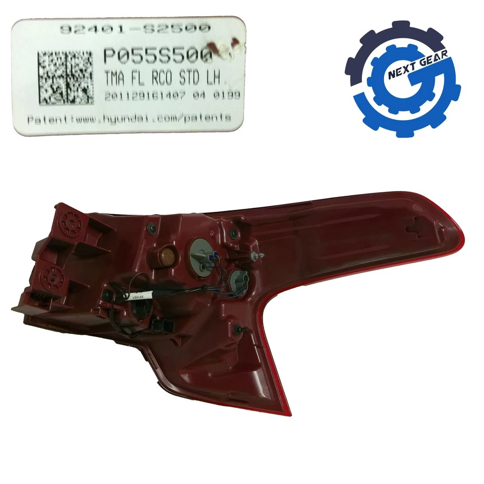 原始设备制造商现代后左外卤素尾灯适用于 2021 - 23 Santa Fe 92401-S2500 — 第 2/4 张图片