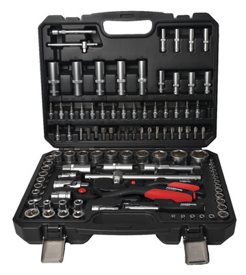 Powerhand Tools Steckschlüsselsatz, 108-teilig