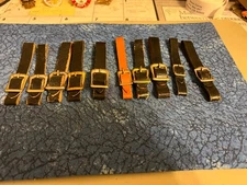 10 mixed used Leather Pocket Watch Fob Strap