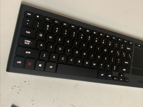 Klawiatura do salonu Logitech K830 przetestowana i działająca klawiatura z kluczem sprzętowym - Zdjęcie 16 z 16