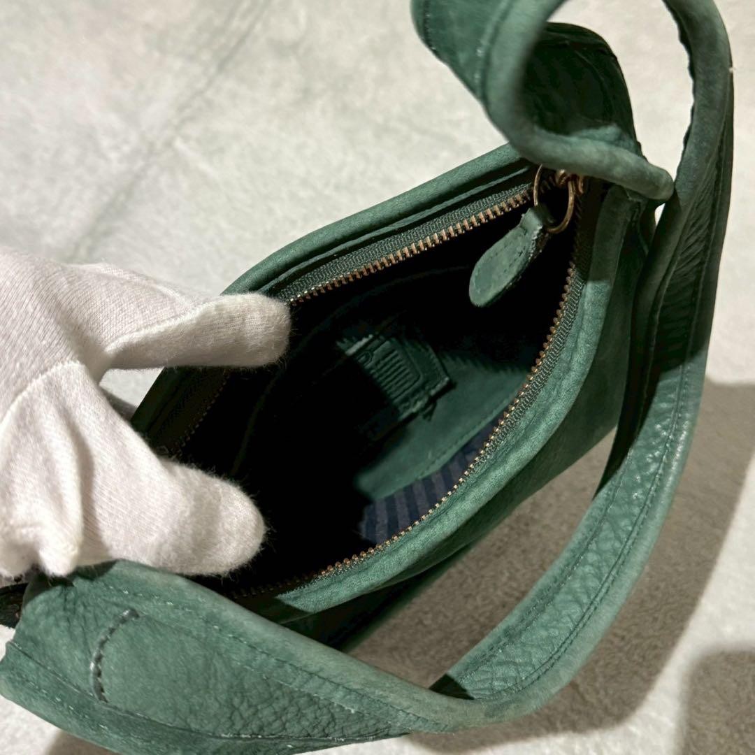 Old Coach Ergo Shoulder Bag Nubuc Green #PG27LA | eBay
