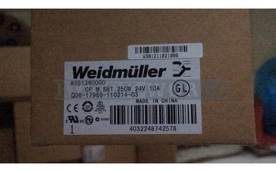 ONE NEW  Weidmuller switching power supply 8951360000 CP M SNT 250W 24V 10A *lm
