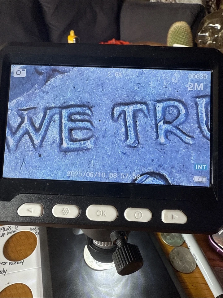 Moneda de medio dólar 1968 D error JFK Kennedy DDOB/DDRV 40 % plata error Foto 4 de 4