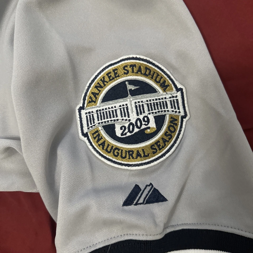 Camiseta gris para hombre Alex Rodriguez 2008 NY Yankees con parche All Star & Stadium 54 Foto 3 de 4