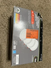 (4-Pk) Commercial Electric LED Ultraslim Canless Recessed Light 6" NEW OPEN BOX