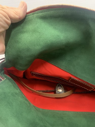 Borsa a tracolla grande Dooney And Bourke The Smith in pelle marrone con dust bag - Foto 16 di 18