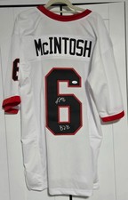 Kenny McIntosh Georgia Bulldogs Signed Custom Jersey Inscribed 