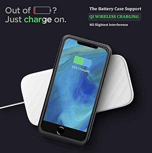 Wireless Battery Case for iPhone 8/7/6s/6/SE 2020/SE 2022, Slim 5000mAh QI Wi... - Bild 3 von 7