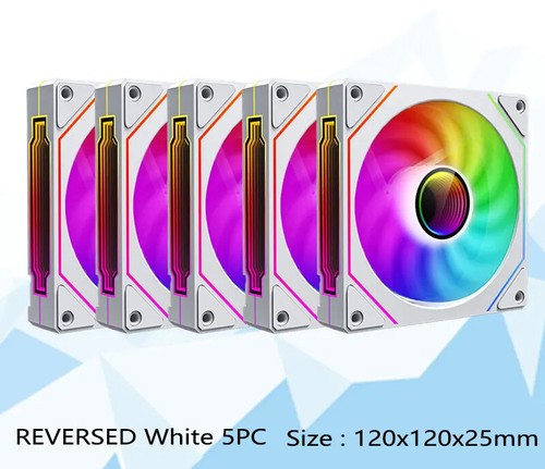 UF-1 PRISM 4 PRO Computer Chassis Fan 12cm ARGB 4 Pin PWM Quiet Cooling Fan Lot - 第 16/35 張圖片