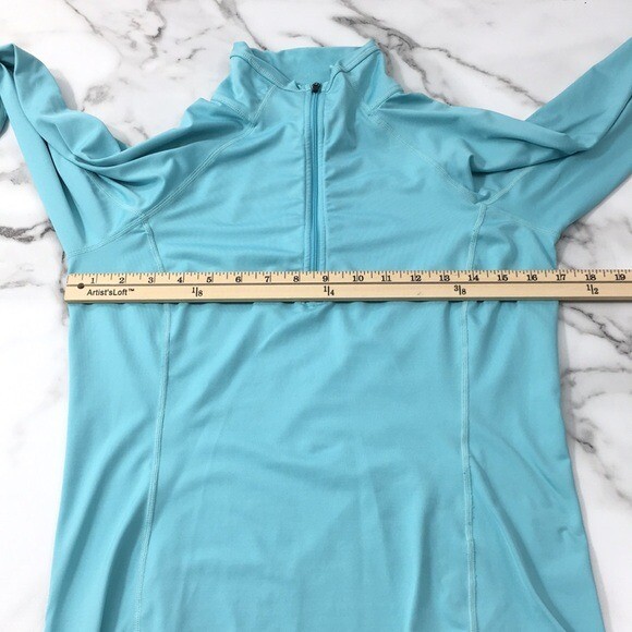 Cloudveil Blue Quarter Zip Pullover Activewear To… - image 10