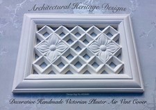 Decorative Handmade Victorian Plaster Air Vent Cover - 303mm X 215mm - LA
