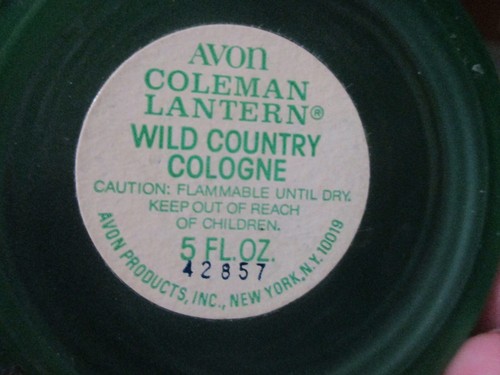 Vintage Avon Coleman Lantern Wild Country Cologne Decanter Empty with box - Picture 3 of 11