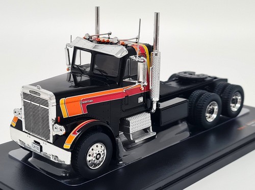 iXO 1/43 - Freightliner FLC 120 64 T 1977 schwarz Diecast Scale Modell Lkw - Bild 3 von 7