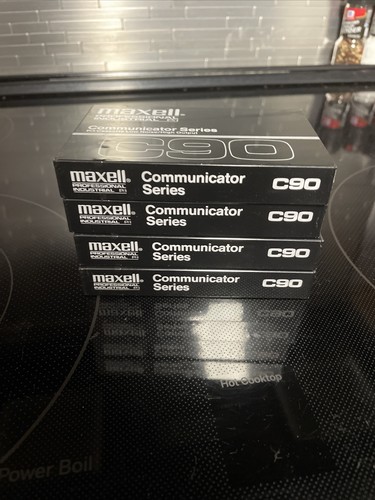 Lot of 4 Cassette Tapes Maxell C90 Communicator Series Professional - Bild 6 von 6