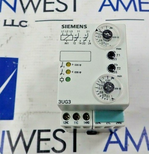 NEW Siemens 3UG3014-1BL60 Monitoring Relay 8A 250VAC 1/3HP 240VAC - Picture 4 of 8