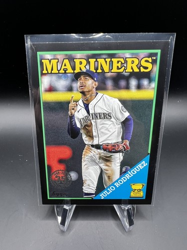 Julio Rodriguez 2023 Topps Series 2 1988 Retro Black Gold Cup /299 Mariners! SSP! - Bild 1 von 3