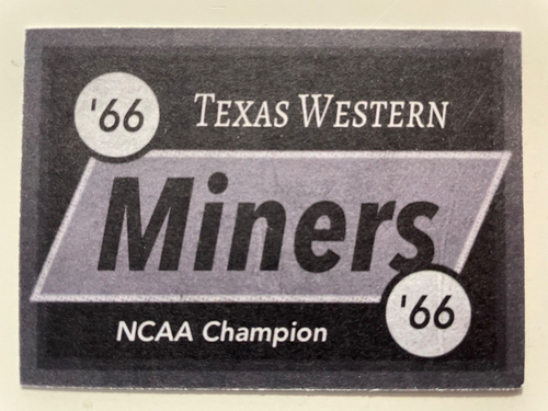 HENRY "Moe" IBA autograph TEXAS WESTERN MINERS 1966 ChampsUK custom card signed - Picture 2 of 2