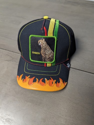 Goorin Bros The Farm Trucker aufgeladene Kapsel KÄSIG GEFÄHRLICH GEPARD NEU - Bild 1 von 5