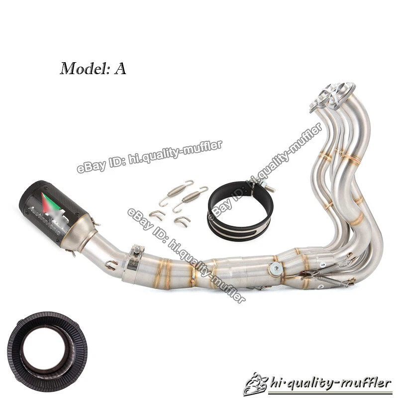 Silenciador de enlace de tubo de escape para Kawasaki Ninja ZX6R ZX-6R ZX636 2009-2024 Foto 2 de 4