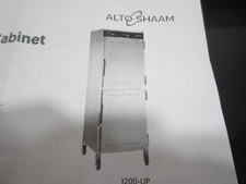Alto-Shaam 1200-UP Mobile 16 Pan Dutch Door Holding Cabinet with Universal Racks