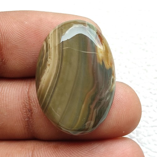 Designer Picture Jasper Cabochon Picture Jasper Stone For Jewelry R11458 AU - Picture 3 of 5