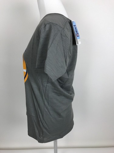 Golden State Warriors Adidas Logo Netted Shine Tee Gray NWT Womens Short Sleeve - Picture 4 of 6