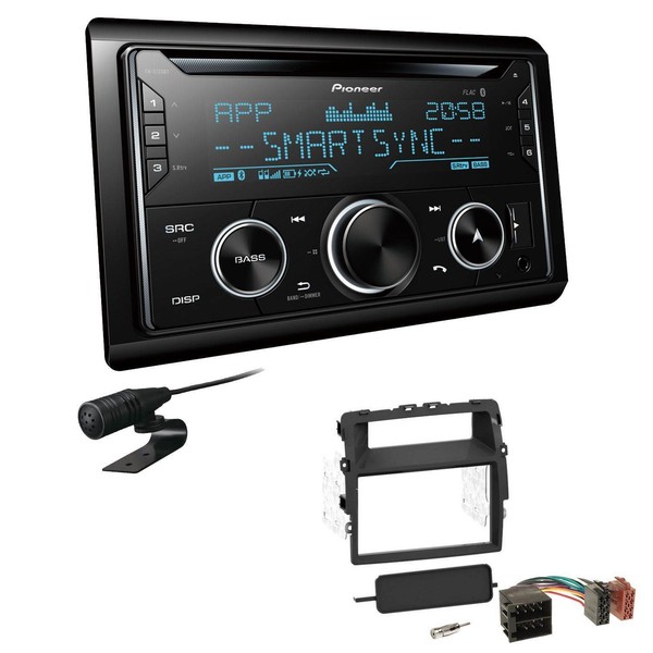 Pioneer Autoradio Cd Bluetooth Usb Einbauset FüR Opel Vivaro Facelift 2011-2014-image