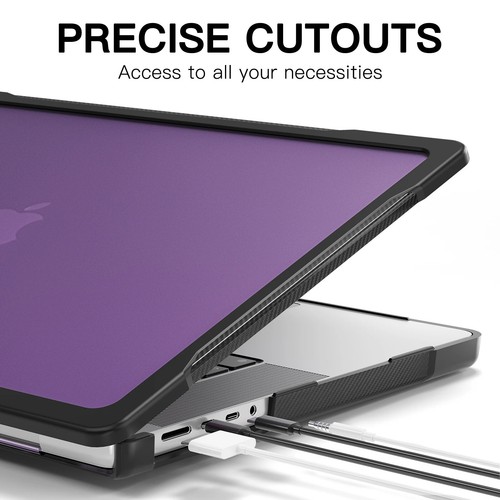 MacBook Air 13 Case M4 M3 M2 2025-2022 A3240 A3113 A2681 Air 13.3 M1 A2337 Black - Afbeelding 4 van 5