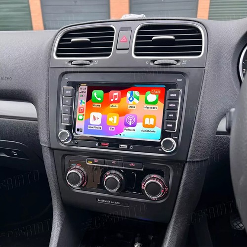7" Apple Carplay Android 15 Autoradio GPS Navi Für 2 DIN VW GOLF 5 6 Passat Polo - Bild 1 von 24