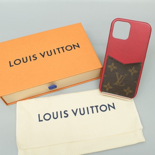 LOUIS VUITTON BUMPER Monogram iPhone 12 / 12PRO Case Bumper M80081 Brown - Picture 1 of 12