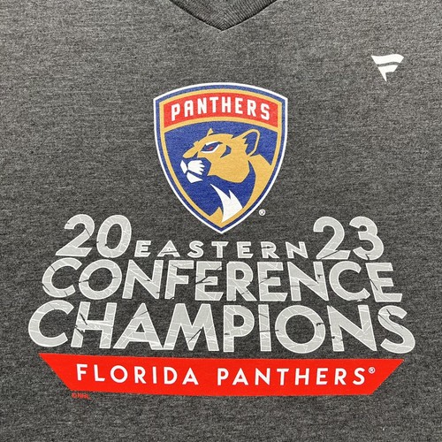 Florida Panthers 2023 NHL Eastern Conference Champions Hockey T-shirt Women’s XL - Picture 2 of 7