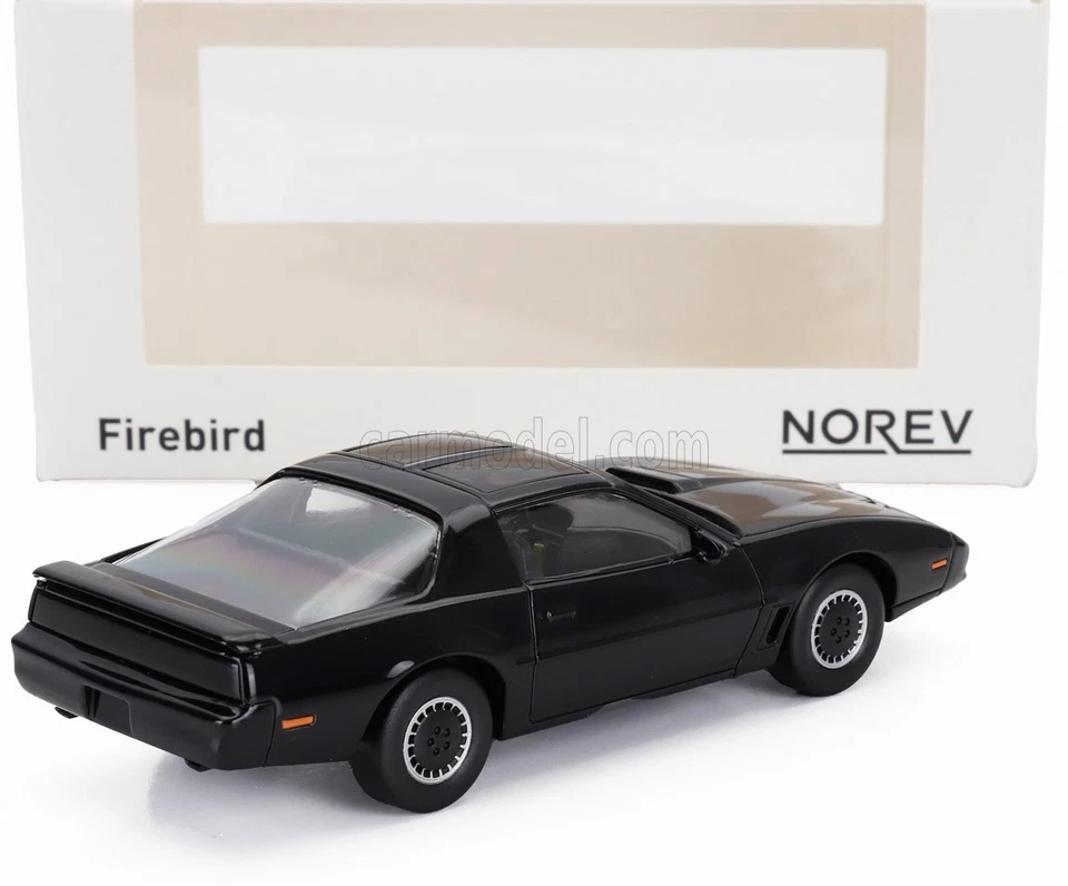 MODELLINO AUTO STATICO NOREV PONTIAC TRANS-AM KITT SUPERCAR 1985 NERO SCALA 1/43 - Immagine 2 di 4