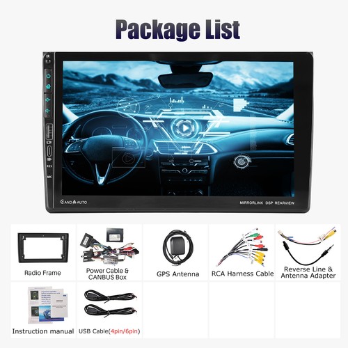 For Audi A4 2002-2008 Apple CarPlay Car Stereo Radio Android 14 WIFI GPS 4+64GB - Picture 14 of 14