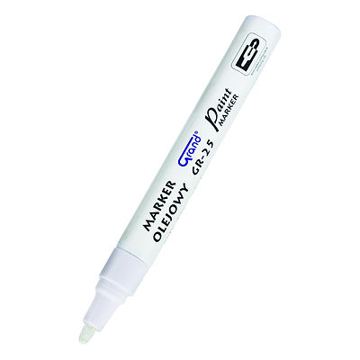 Black Paint Marker Oil Based Waterproof Pen Wood Glass Plastic Tyre Rubber G