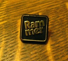 Rammer Lapel Pin - Vintage Tools Hydraulic Hammer Rock Breaking Construction Pin