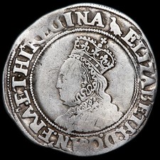 Elizabeth I, 1558-1603. Shilling, mm. Martlet, 1560-61. Second Issue.